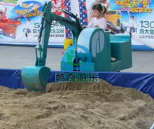 儿童挖掘机游乐设施